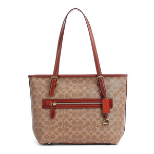 Photo of Coach Taylor Signature Logo Canvas Tote Bag