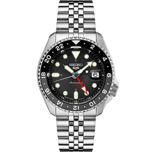 Photo of Seiko Ssk001 5 Sports Ss Automatic Gmt Black Dial