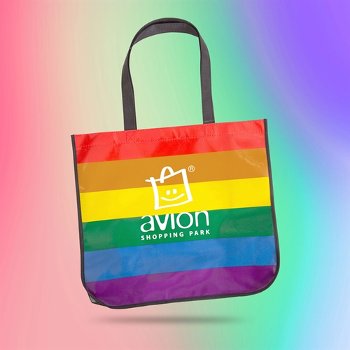 Main photo of Large Rainbow Laminated Tote