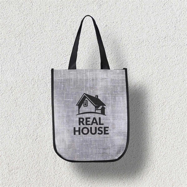 Heathered Grey color option for Laminated Fashion Tote