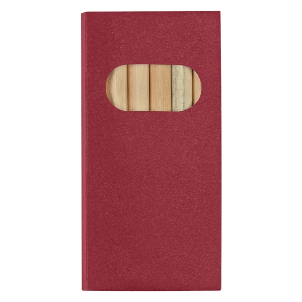 Red color option for 6 Piece Colored Pencil Set