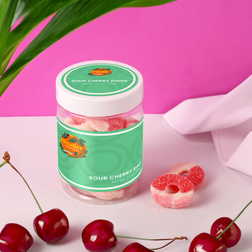Photo of Sour Cherry Rings: Large Jar