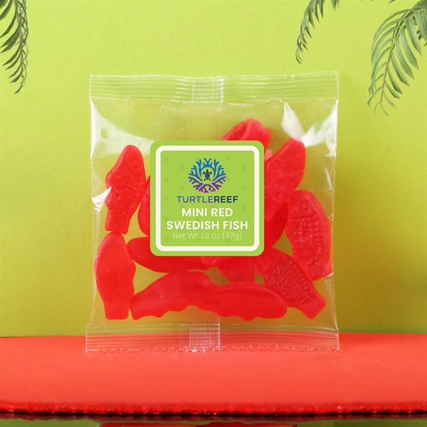 Clear color option for Mini Red Swedish Fish: Taster Packet