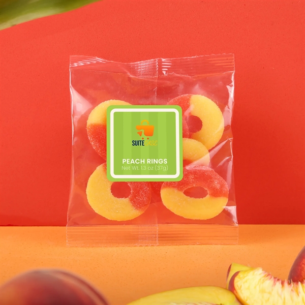 Clear color option for Peach Rings: Taster Packet
