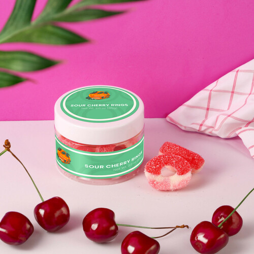 Photo of Sour Cherry Rings: Small Jar