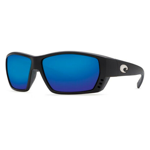 Photo of Costa Del Mar Tuna Alley Sunglasses   (Frame) Matte Black; (Lens) Blue Mirror, 580 G