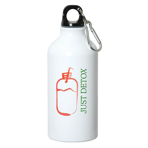 Photo of 500 Ml (17 Fl. Oz.) Aluminum Water Bottle With Carabiner