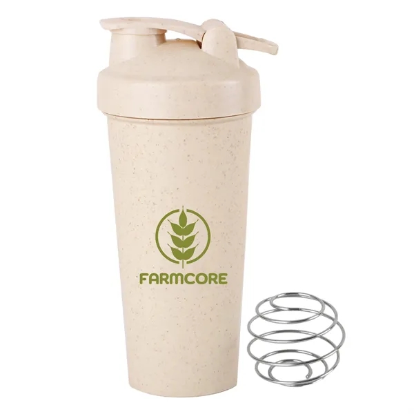 Beige color option for Wheat Straw Shaker Bottle
