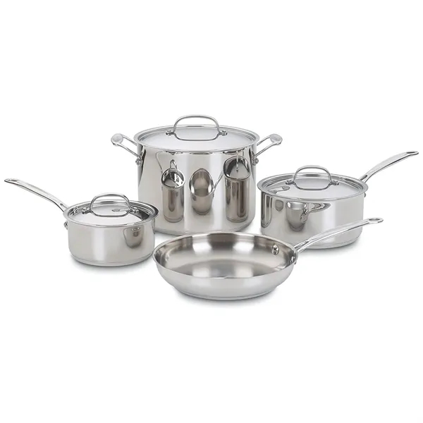 Silver color option for Cuisinart 7 Pc Chef’s Classic Ss Cookware Set