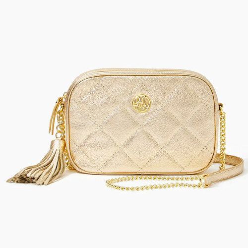 Photo of Lilly Pulitzer Dessa Quilted Leather Crossbody Bag