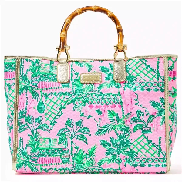 Always Worth It color option for Lilly Pulitzer Greydon Canvas Tote