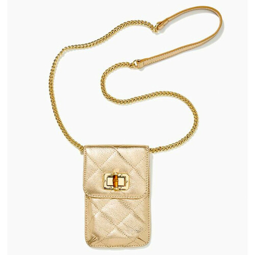 Photo of Lilly Pulitzer Quilted Lindley Leather Phone Crossbody