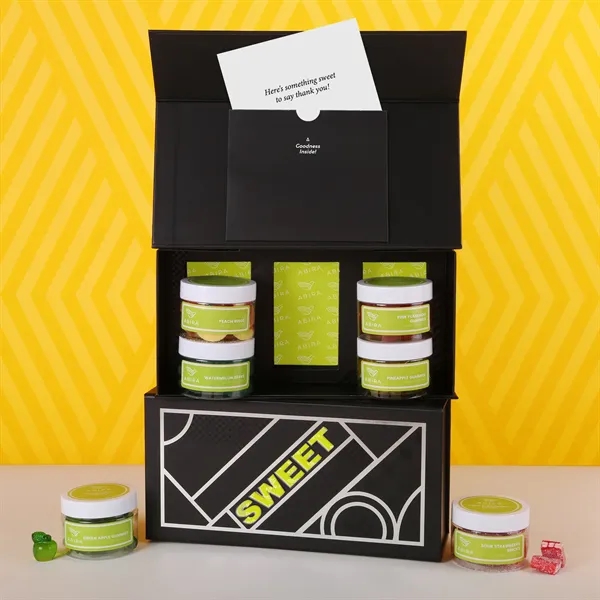 Black color option for Small Gift Box  Kit 2 6pk Of Small Jars