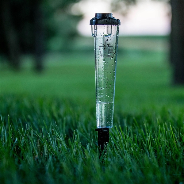 Clear Black color option for Triangle Rain Gauge