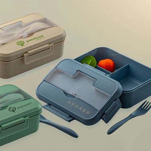 Photo of Wheat Straw Lunch Box Set