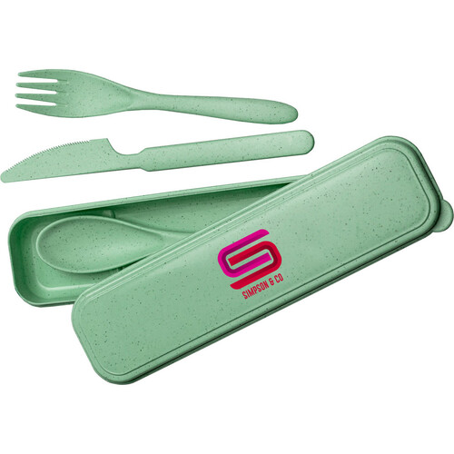 Main photo of Wheat Straw Cutlery Set