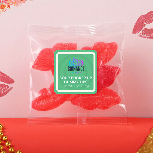 Main photo of Sour Pucker Up Gummy Lips: Taster Packet
