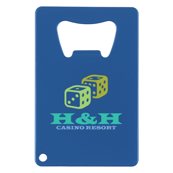 Blue color option for Credit Card Shaped Bottle Opener