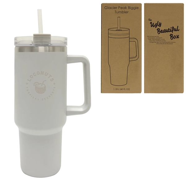 Gray color option for Glacier Peak Biggie Tumbler 1.18 L (40 Fl. Oz.)