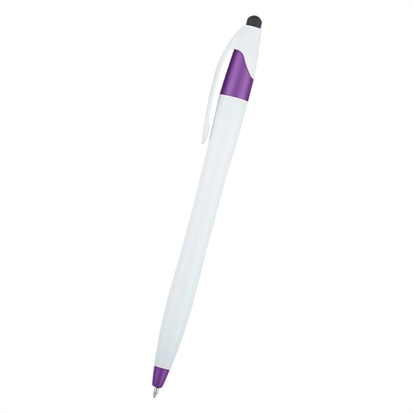 Metallic White With Purple color option for Dart Stylus Pen