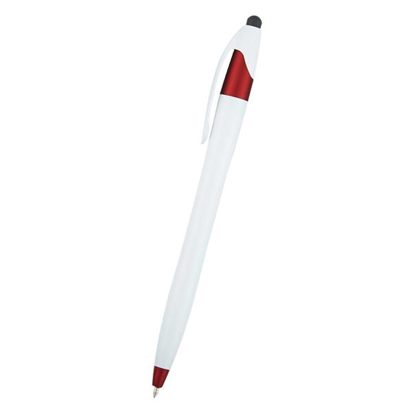 Metallic White With Red color option for Dart Stylus Pen