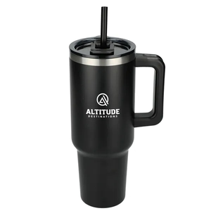 Photo of Pinnacle 40 Oz Vacuum Insulated Eco Friendly Travel Tumbler With Straw