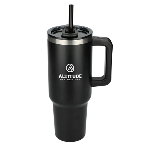 Main photo of Pinnacle 40 Oz Vacuum Insulated Eco Friendly Travel Tumbler With Straw