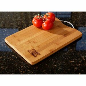 Photo of Bamboo Cutting Board With Handle
