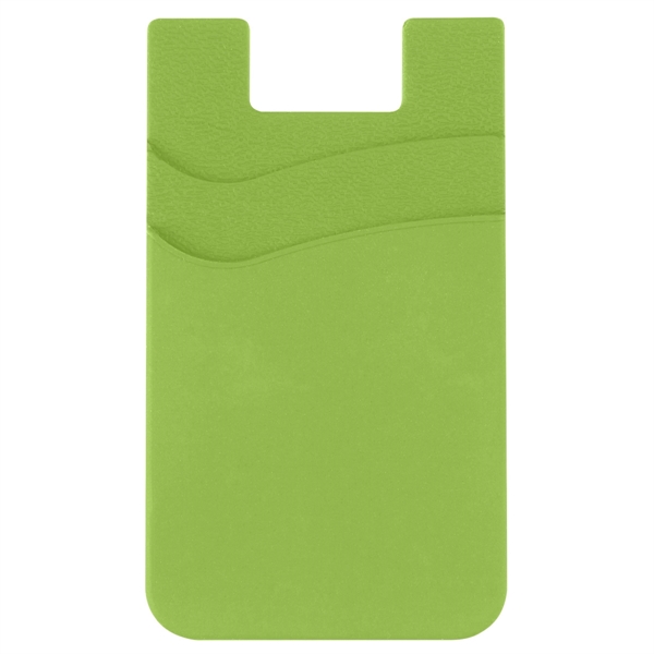 Lime color option for Dual Pocket Silicone Phone Wallet