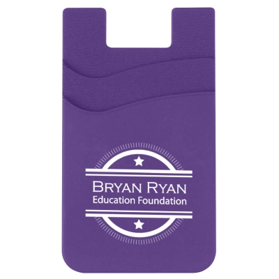 Purple color option for Dual Pocket Silicone Phone Wallet