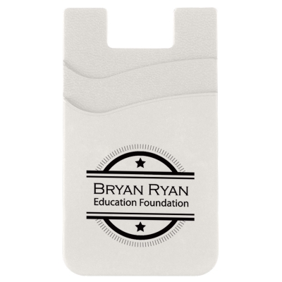 White color option for Dual Pocket Silicone Phone Wallet