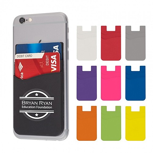 Main photo of Dual Pocket Silicone Phone Wallet