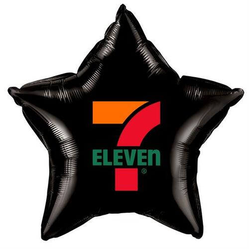 Photo of 20" Star 3 Color Spot Print Microfoil Balloon