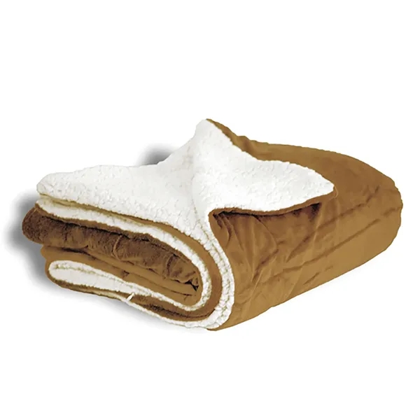 Camel color option for Mink Sherpa Blanket