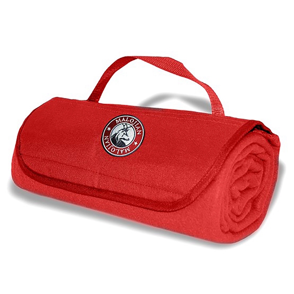 Red color option for Rollup Fleece Blanket