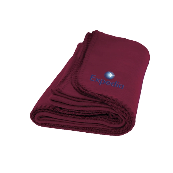 Burgundy color option for Fleece Blankets