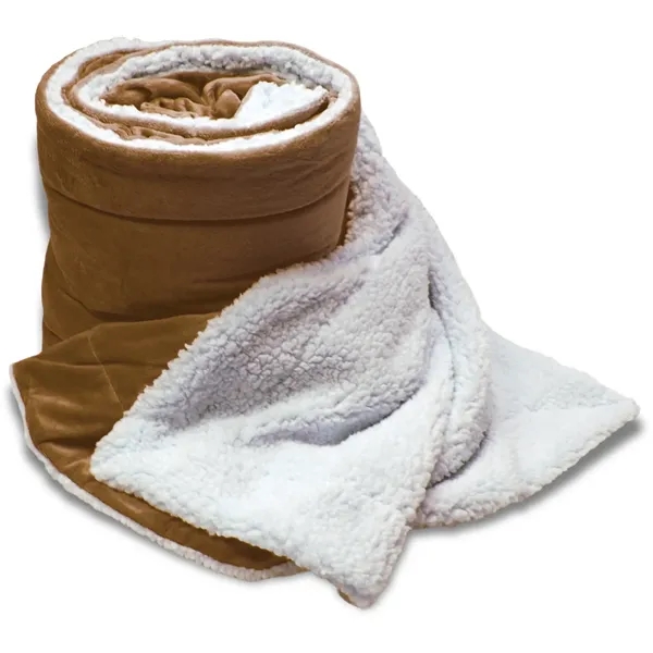 Camel color option for Oversized Mink Sherpa Blanket