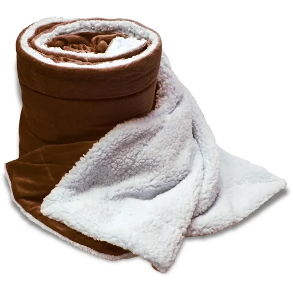 Chocolate color option for Oversized Mink Sherpa Blanket