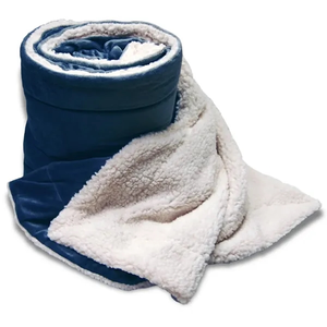 Photo of Oversized Mink Sherpa Blanket
