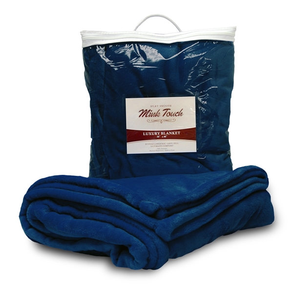 Navy color option for Mink Touch Luxury Blanket