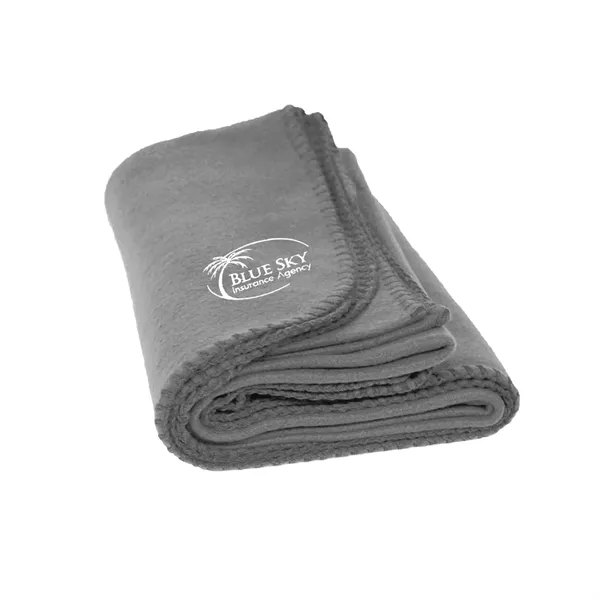 Cinder color option for Promo Fleece Blanket