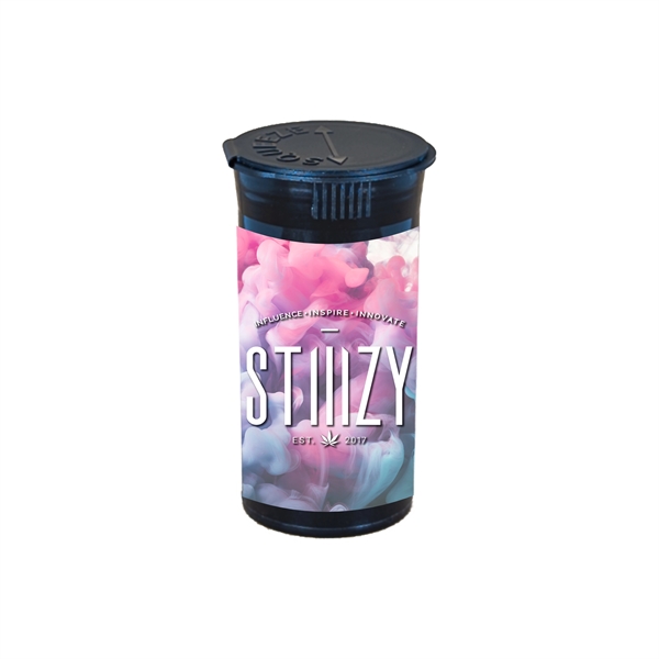 Black color option for 2 Gram Squeezetop Child Resistant Vial / Container