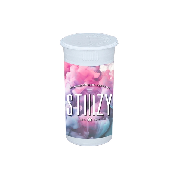 White color option for 2 Gram Squeezetop Child Resistant Vial / Container