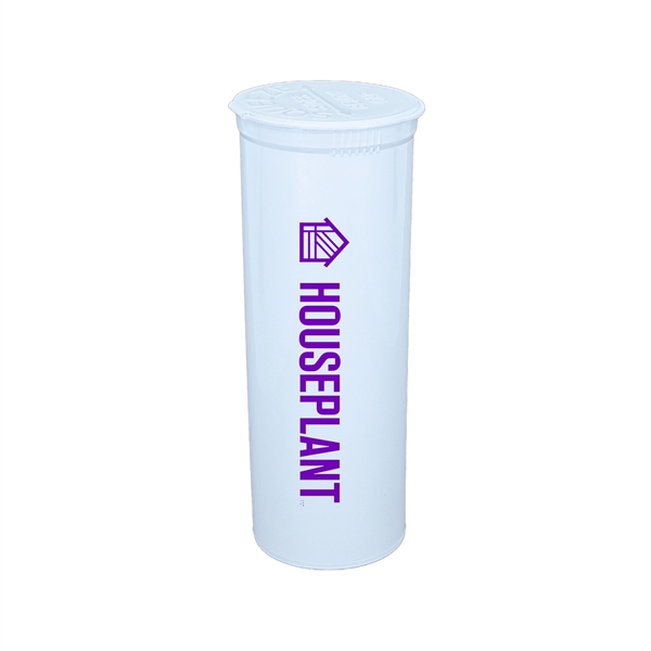 White color option for 14 Gram Squeezetop Child Resistant Vial / Container