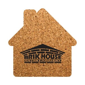 Photo of Pcc105 House Shaped Cork Coasters
