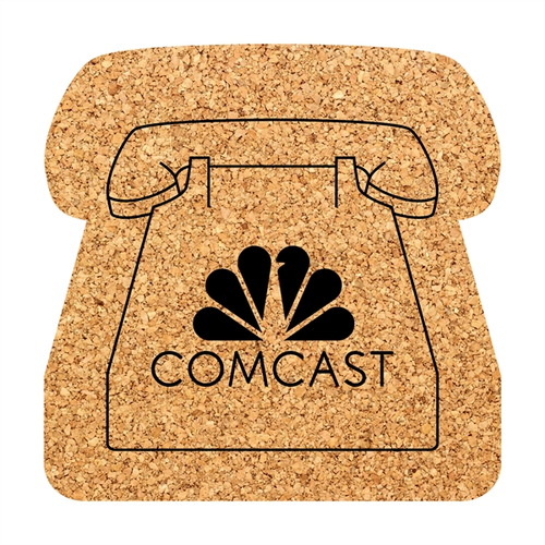 Main photo of Pcc103 Phone Shaped Cork Coasters