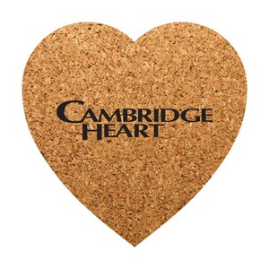 Photo of Pcc104 Heart Shaped Cork Coasters