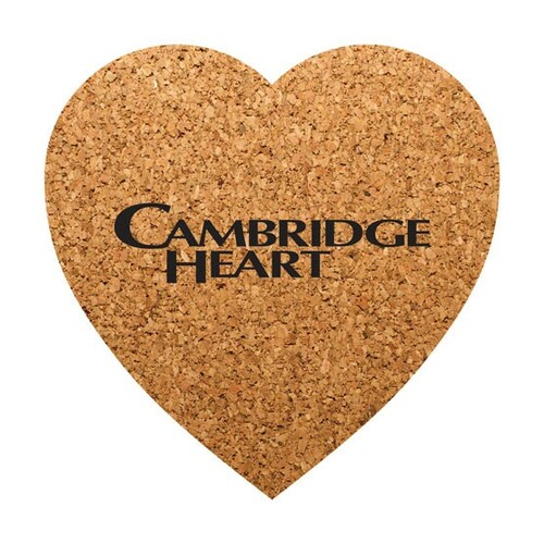 Photo of Pcc104 Heart Shaped Cork Coasters