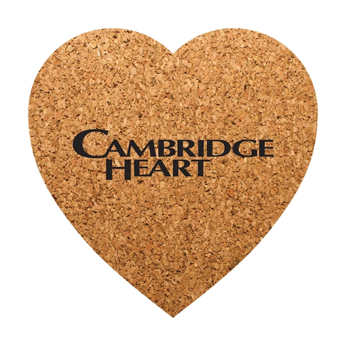 Main photo of Pcc104 Heart Shaped Cork Coasters