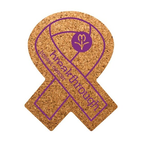 Photo of Pcc109 Awareness Ribbon Cork Coaster
